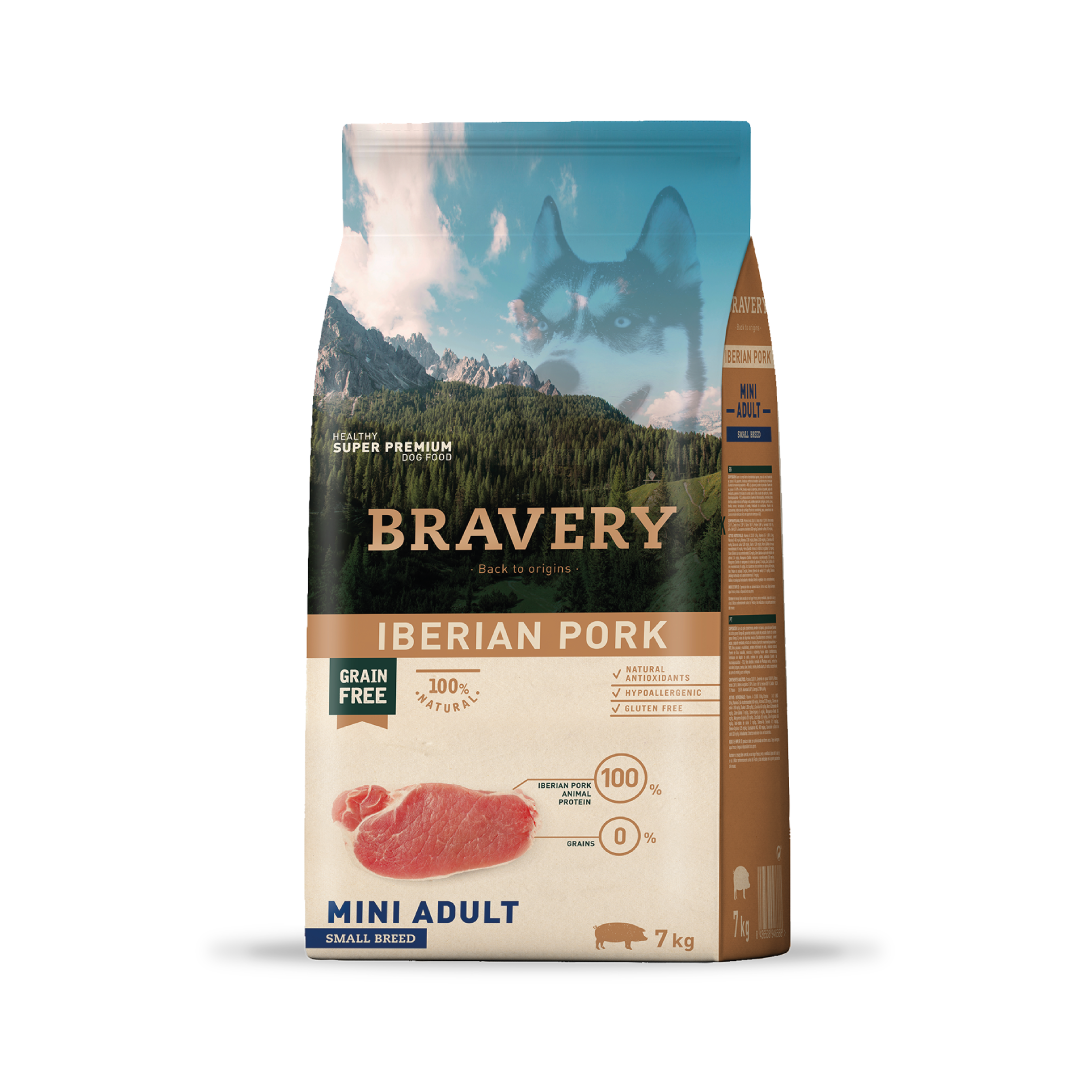 BRAVERY MINI ADULT PORK 7KG