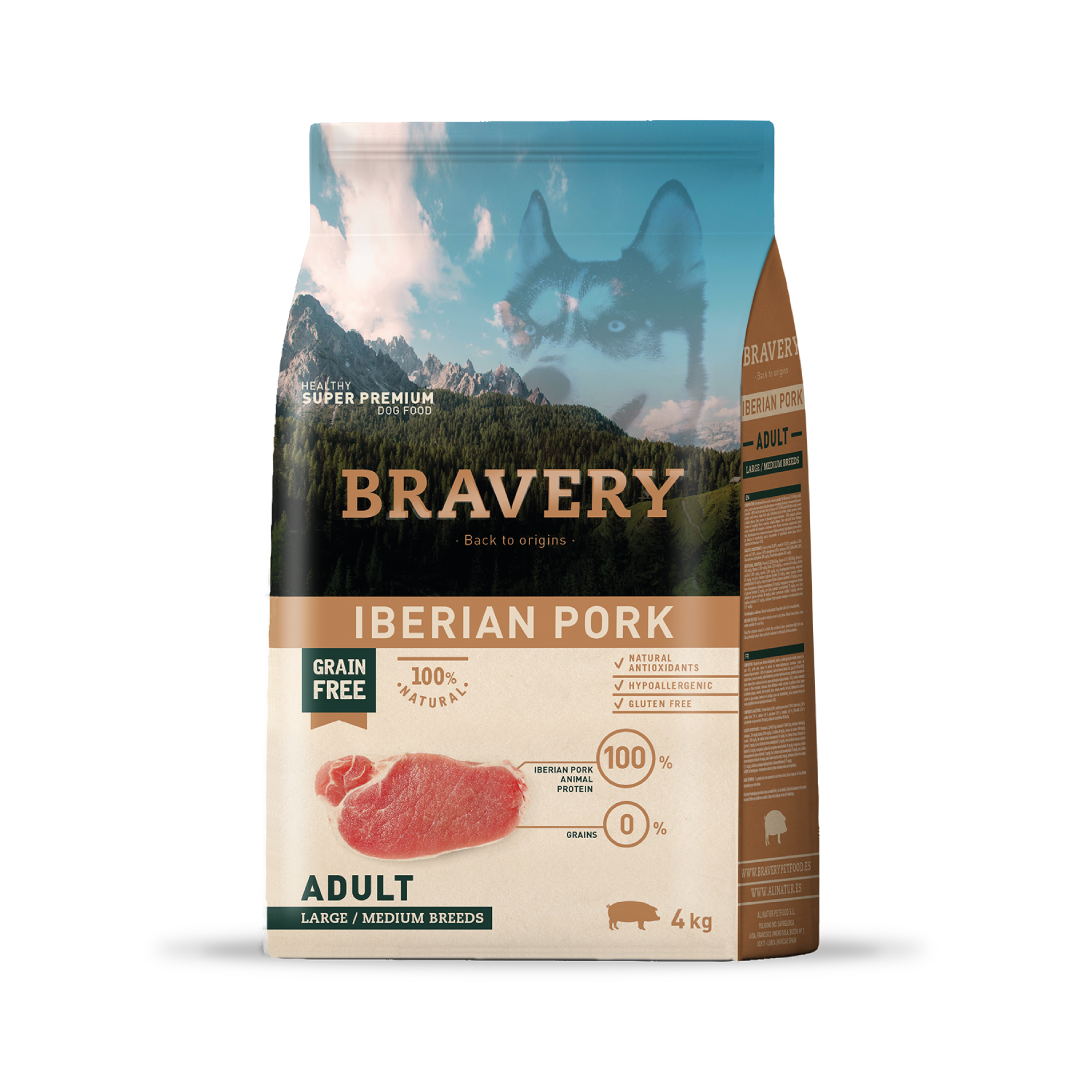 BRAVERY ADULT PORK 4KG