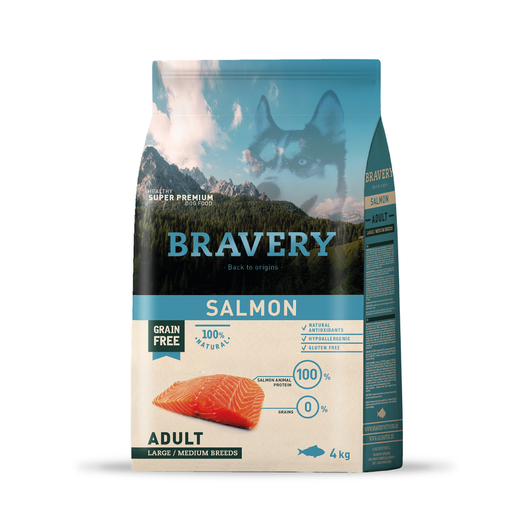 BRAVERY ADULT SALMON 4KG