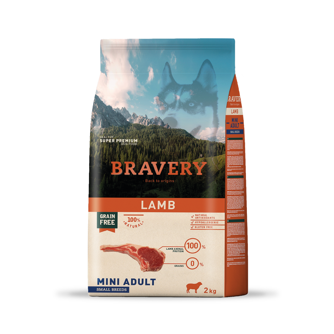 BRAVERY MINI ADULT LAMB 2KG