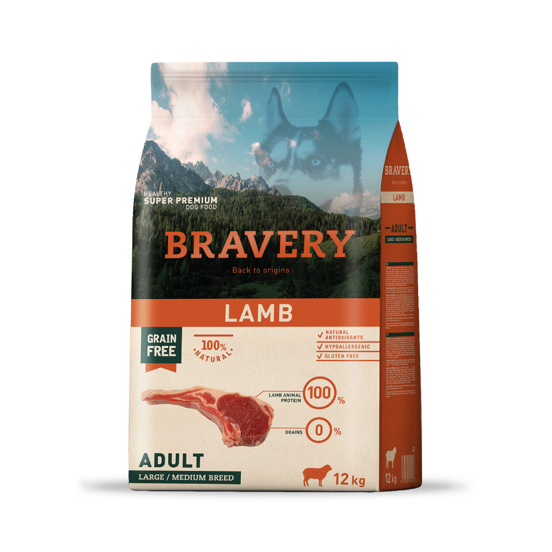 BRAVERY ADULT LAMB 12KG