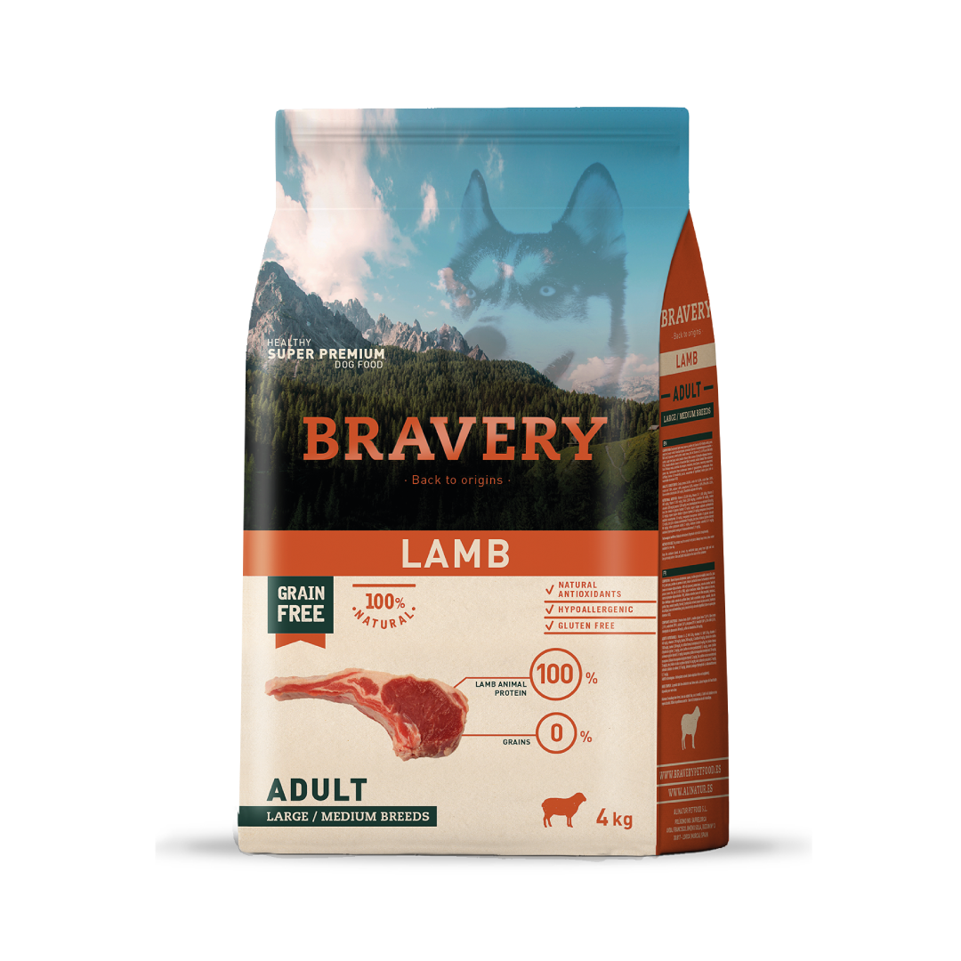 BRAVERY LAMB ADULT 4KG