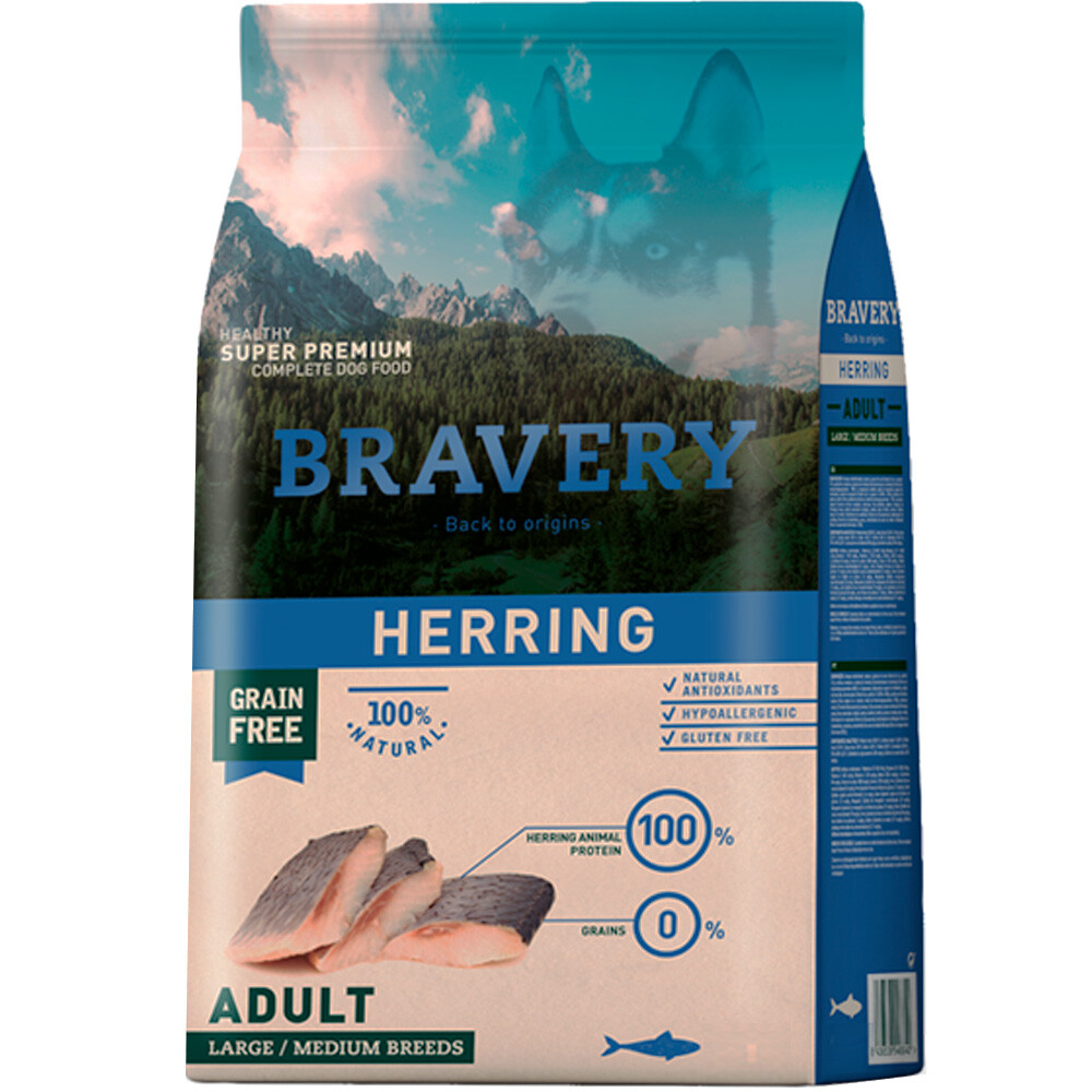 BRAVERY HERRING ADULT 4KG